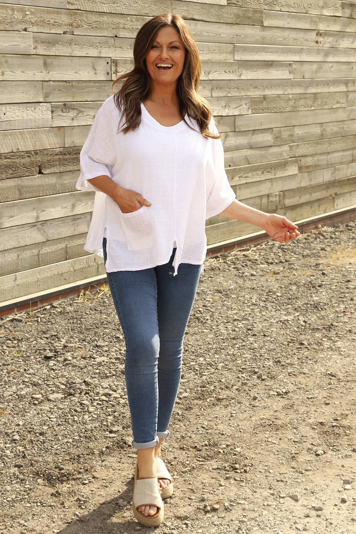 Isolde Linen Top White 5 Isolde Linen Top White - Image 3