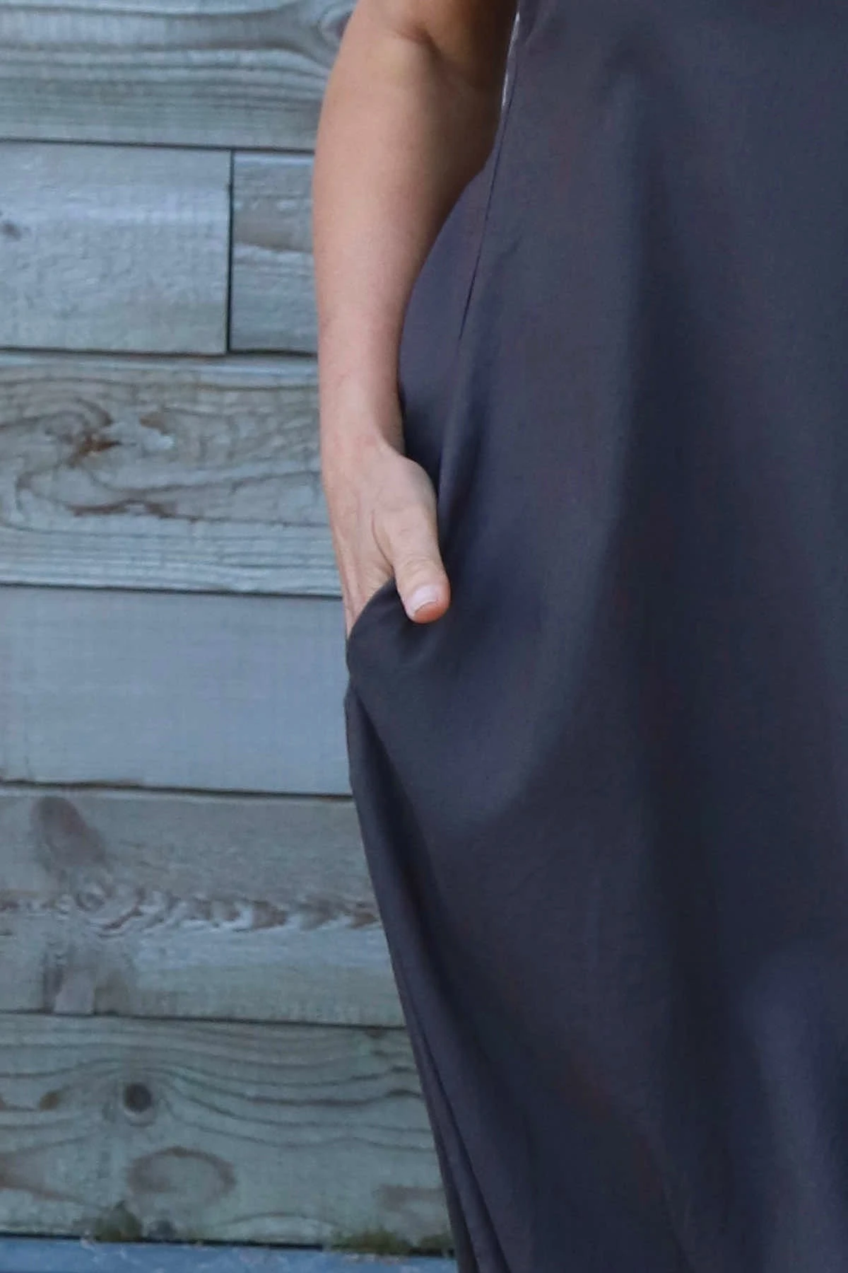 Tiffany Linen Dress Cocoa 5 Tiffany Linen Dress Cocoa - Image 3