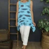 Gilda Pisces Sleeveless Cotton Top Blue 2 Gilda Pisces Sleeveless Cotton Top Blue -Kitandkaboodal Store IMG 6649 6e6d1029 d9c5 4b0b 8dd7 c452c59a7458