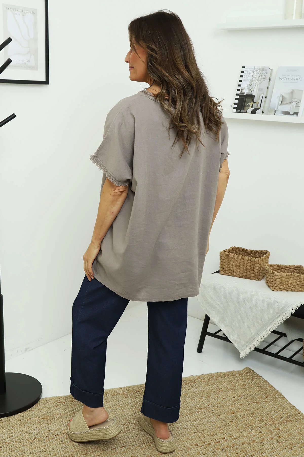 Samaya Linen Top Mocha 6 Samaya Linen Top Mocha - Image 4