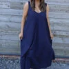 Tiffany Linen Dress Navy 1 Tiffany Linen Dress Navy -Kitandkaboodal Store IMG 6662 478a5fa8 5a7d 4522 8e5e 5c6ab3386abe