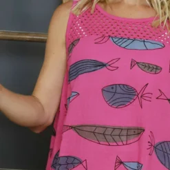 Gilda Pisces Sleeveless Cotton Top Fuchsia 8 Gilda Pisces Sleeveless Cotton Top Fuchsia -Kitandkaboodal Store IMG 6714 db657441 b306 483f bb57 86a04fbf6dae