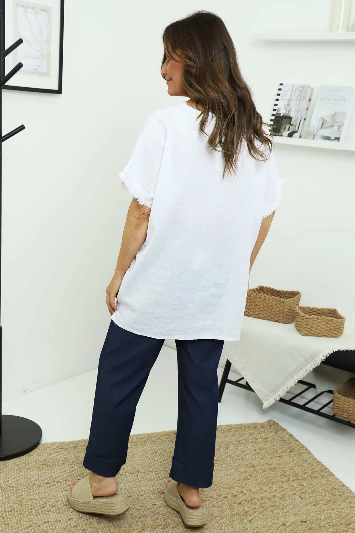 Samaya Linen Top White 6 Samaya Linen Top White - Image 4