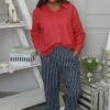 Auden Stripe Trousers Navy 2 Auden Stripe Trousers Navy -Kitandkaboodal Store IMG 6729 7ceecc19 0ac4 4254 83e7 fae8ca46519c