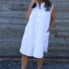 Solaine Sleeveless Linen Dress White -Kitandkaboodal Store IMG 6758 5be53492 3eba 4f9d ac1a 33968053176a