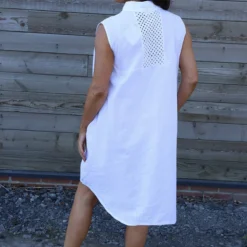 Solaine Sleeveless Linen Dress White 9 Solaine Sleeveless Linen Dress White -Kitandkaboodal Store IMG 6771 929f6615 420a 4f08 8de2 a49cca2e34ae