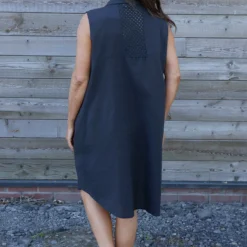 Solaine Sleeveless Linen Dress Charcoal 9 Solaine Sleeveless Linen Dress Charcoal -Kitandkaboodal Store IMG 6802 5ea4fb3b a75d 44b1 82e3 b9cde34e92d6