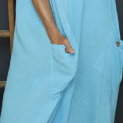 Viliana Cotton Dress Kingfisher -Kitandkaboodal Store IMG 6813 a03f5fc9 49e5 4f4f 8cb6 916f17c04d0b