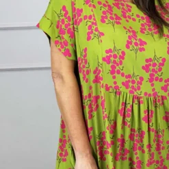 Romia Blossom Print Dress Olive 8 Romia Blossom Print Dress Olive -Kitandkaboodal Store IMG 6846 05ab1124 d9f7 4fb8 8587 4c0ddcd5c9c1