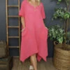 Viliana Cotton Dress Fuchsia 2 Viliana Cotton Dress Fuchsia -Kitandkaboodal Store IMG 6851 71ebd734 80b9 41d9 89d9 a0bd5b5dc346
