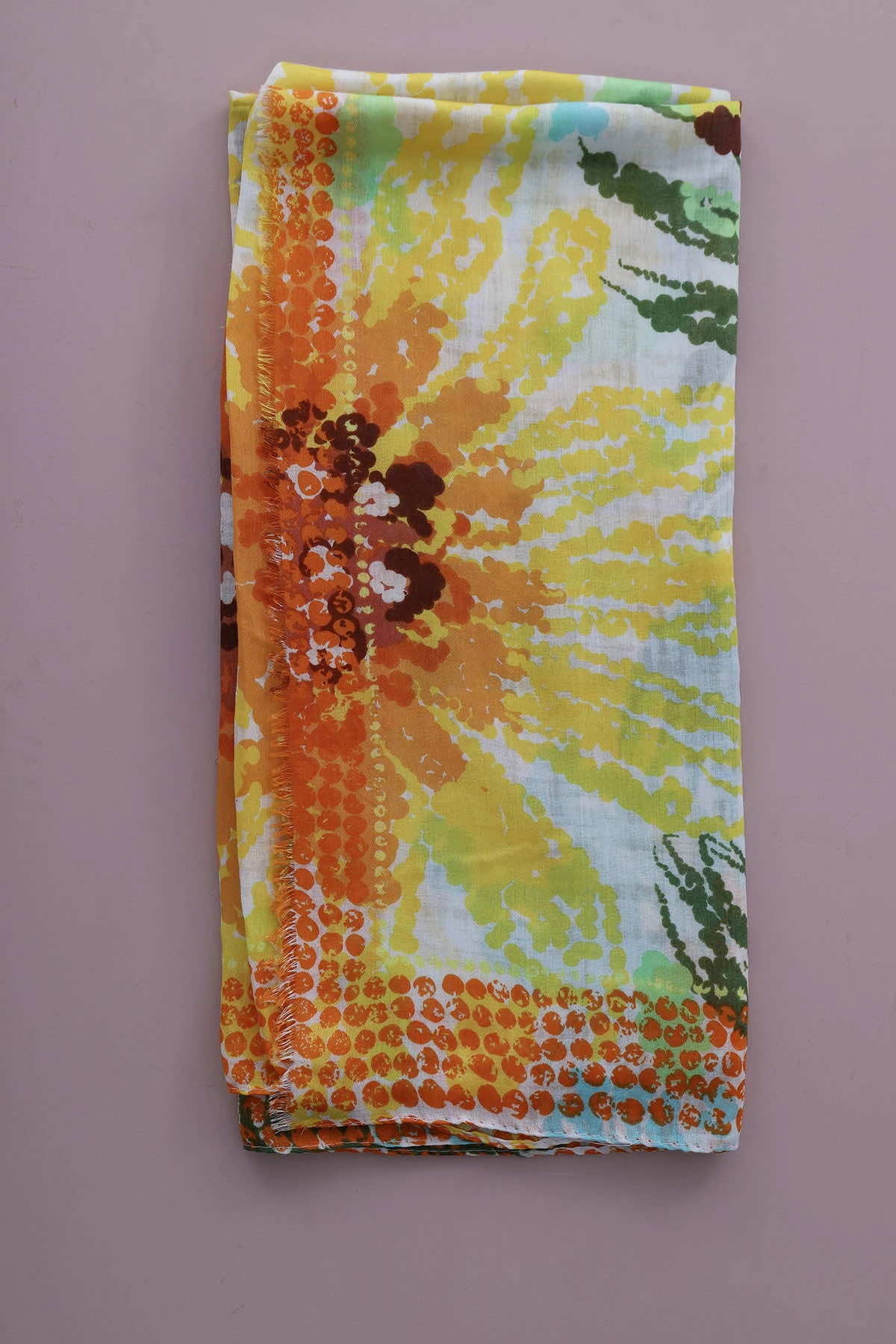 Sonya Scarf Orange 5 Sonya Scarf Orange - Image 3