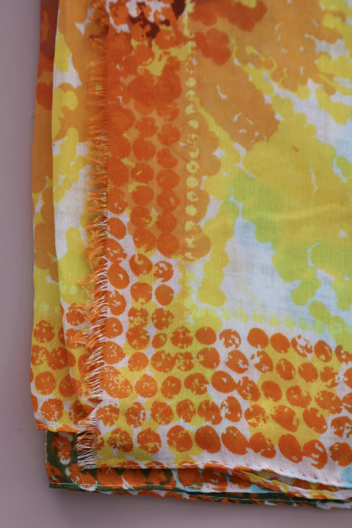 Sonya Scarf Orange 6 Sonya Scarf Orange - Image 4