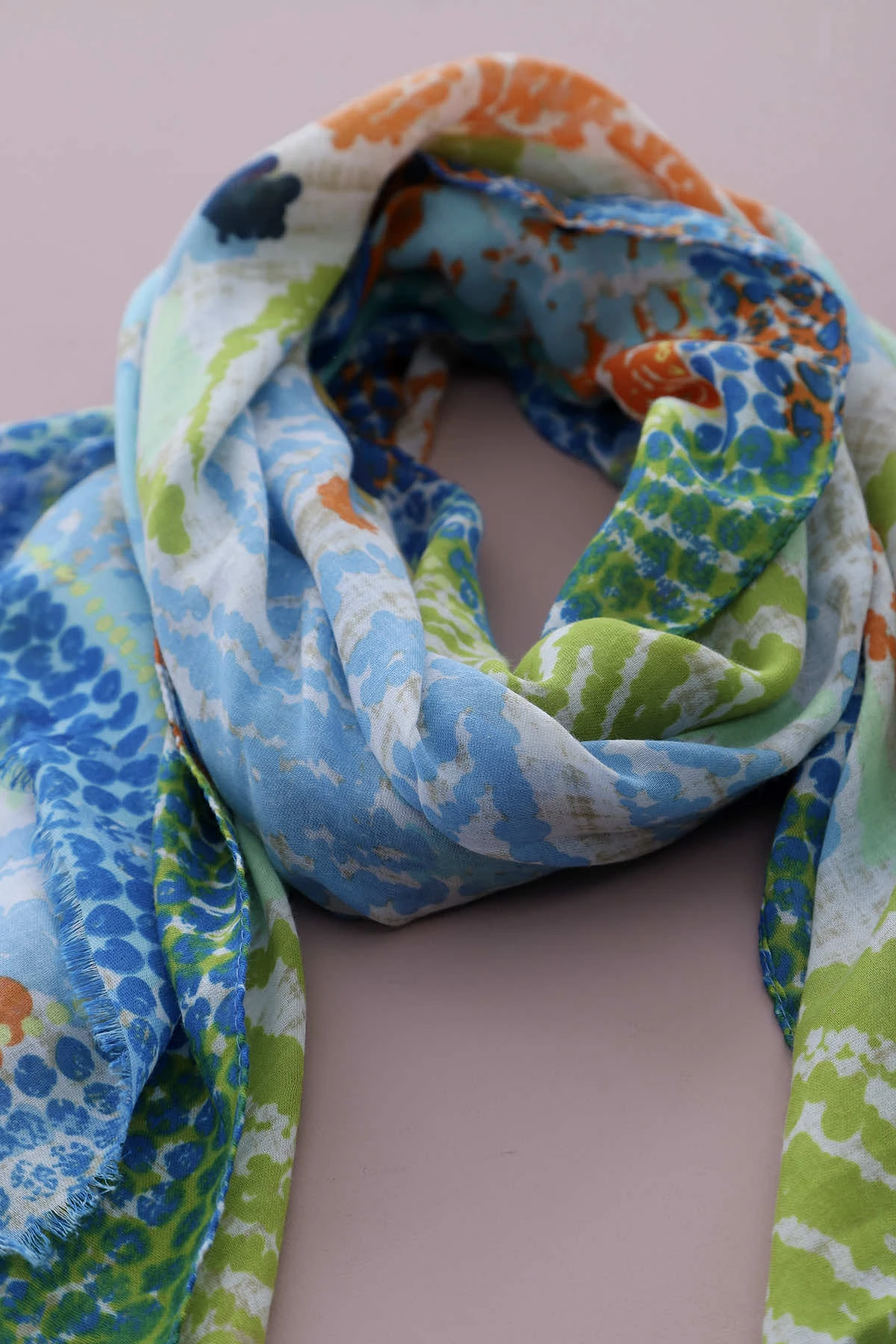 Sonya Scarf Blue 4 Sonya Scarf Blue - Image 2