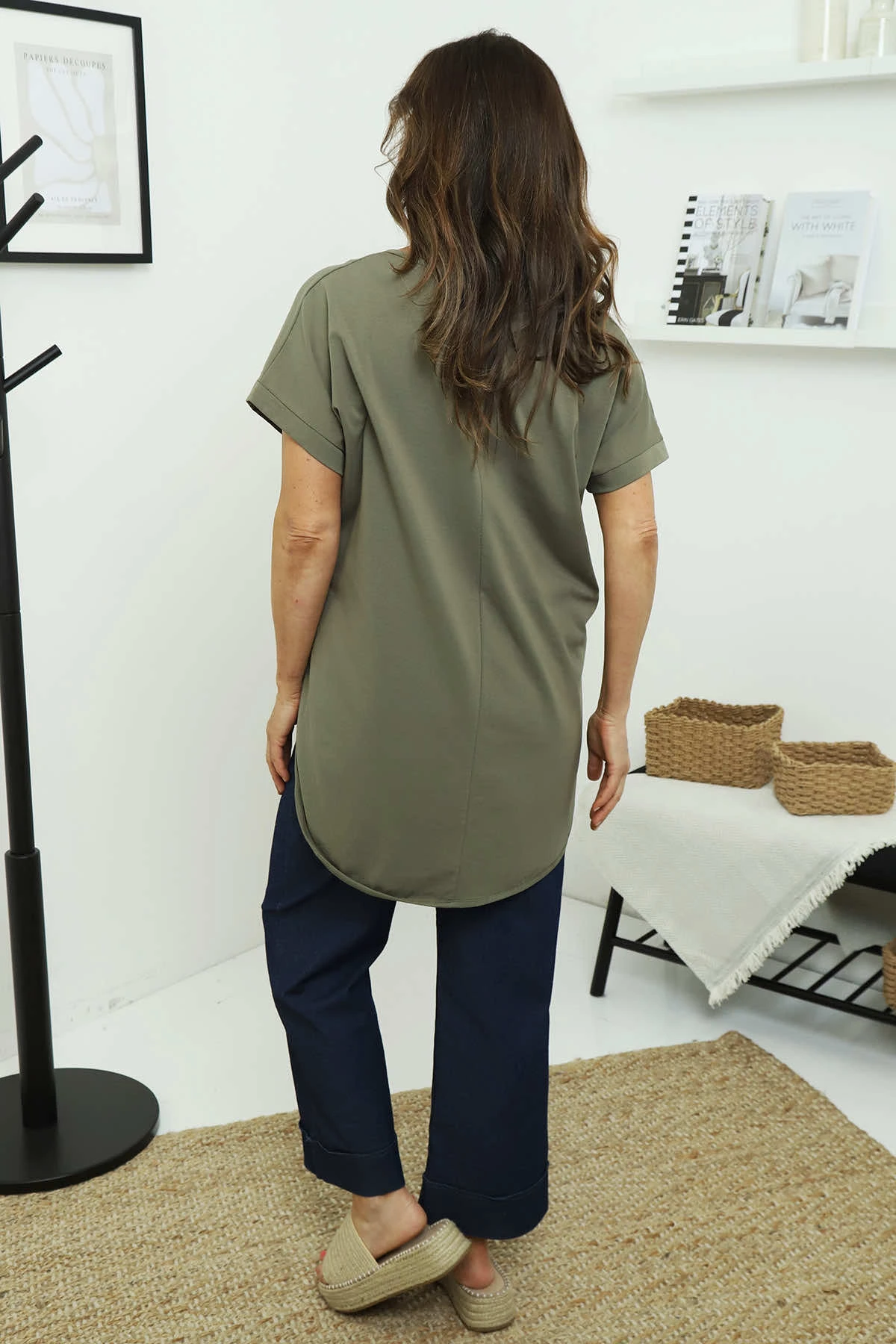 Ailani Cotton Top Khaki 6 Ailani Cotton Top Khaki - Image 4