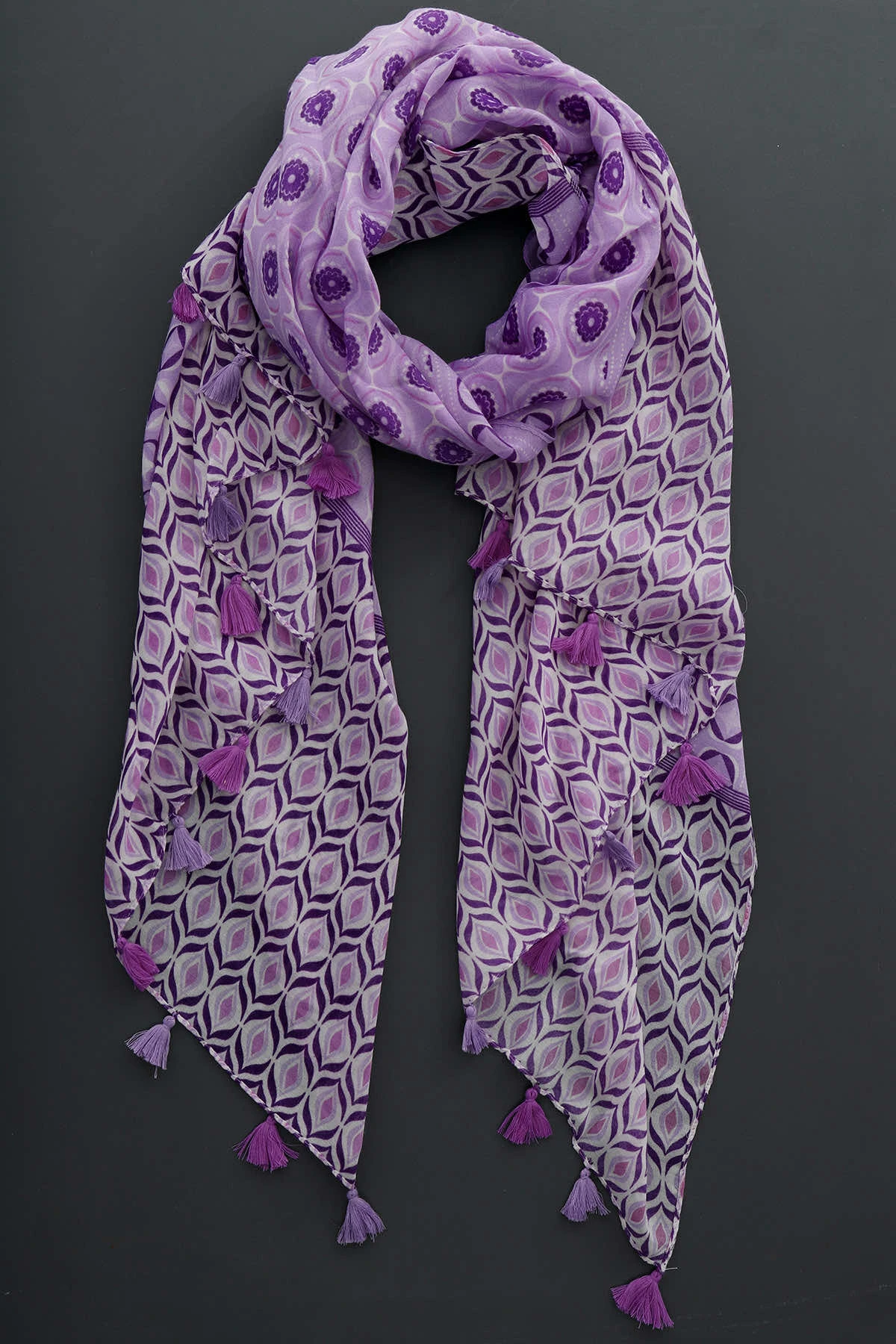 Lena Scarf Purple 3 Lena Scarf Purple