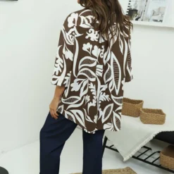 Cassia Print Top Cocoa 9 Cassia Print Top Cocoa -Kitandkaboodal Store IMG 6950 bbbb9926 e9dc 4999 b093 24c53a7385a2