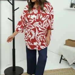 Cassia Print Top Red 8 Cassia Print Top Red -Kitandkaboodal Store IMG 6962 286d30a8 907b 4eb0 ab25 a182b08ac15b