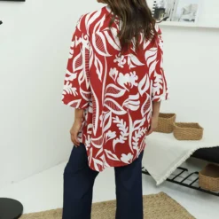 Cassia Print Top Red 9 Cassia Print Top Red -Kitandkaboodal Store IMG 6964 79143742 0d4c 429c 800f a0831256a849