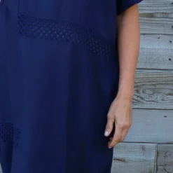 Felicia Crochet Detail Linen Dress Navy 8 Felicia Crochet Detail Linen Dress Navy -Kitandkaboodal Store IMG 6984 5741f9d6 b272 42de bcdb 1c6df4411c1b