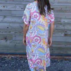 Zuri Psychedelic Print Dress Light Blue 9 Zuri Psychedelic Print Dress Light Blue -Kitandkaboodal Store IMG 7009 2357f000 66f4 440c a70d 50b7b0a955b9