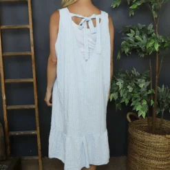 Imani Sleeveless Gingham Dress Light Blue 9 Imani Sleeveless Gingham Dress Light Blue -Kitandkaboodal Store IMG 7032 fec65283 f463 4e1b 994e a88f649fa71c