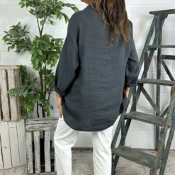 Bradley Linen Top Charcoal -Kitandkaboodal Store IMG 7040 22cb0047 ff92 4013 8b13 4a52c6e004ca