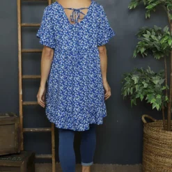 Pamber Ditsy Print Tunic Cobalt -Kitandkaboodal Store IMG 7063 3f351258 26f7 4e51 b906 008d54bdbe51