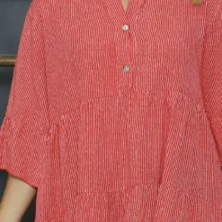 Bella Stripe Tunic Red 8 Bella Stripe Tunic Red -Kitandkaboodal Store IMG 7090 e4bc0376 fdba 4c34 a44f 0070c36727a5