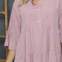 Bella Stripe Tunic Grape 8 Bella Stripe Tunic Grape -Kitandkaboodal Store IMG 7099 183db34f e980 4666 b262 d868567cc73a