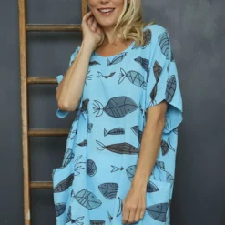 Gabriana Pisces Cotton Top Kingfisher -Kitandkaboodal Store IMG 7130 90034a70 443e 4129 8243 7c986b285924