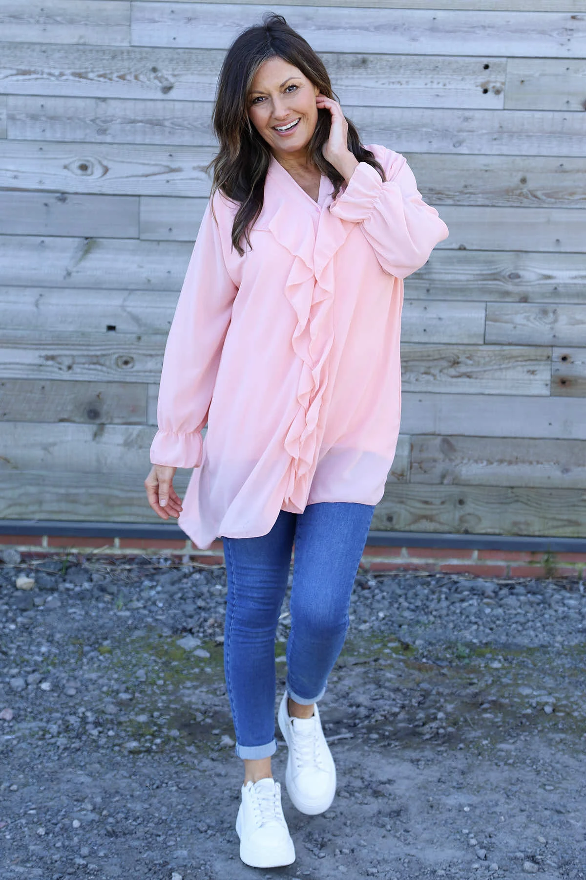 Dorota Shirt Tunic Pink 3 Dorota Shirt Tunic Pink