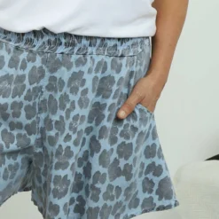 Calia Denim Leopard Shorts Light Denim -Kitandkaboodal Store IMG 7158 a1ef2776 6fb3 46e7 9532 d7e195b0785a