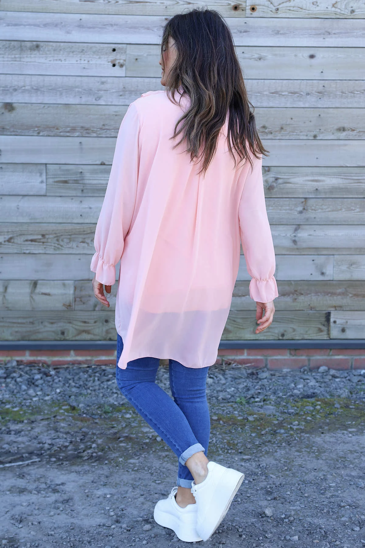 Dorota Shirt Tunic Pink 6 Dorota Shirt Tunic Pink - Image 4