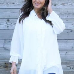 Dorota Shirt Tunic White -Kitandkaboodal Store IMG 7243 4ebe33ee 72a1 404e accc 1756bc464175