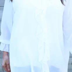 Dorota Shirt Tunic White -Kitandkaboodal Store IMG 7258 2c113ed5 7879 4430 ab43 0f068ddeedf4