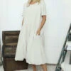 Sandown Puffball Cotton Dress Stone 2 Sandown Puffball Cotton Dress Stone -Kitandkaboodal Store IMG 7292 14de73e3 a127 4222 bc56 6b5aa198f51e