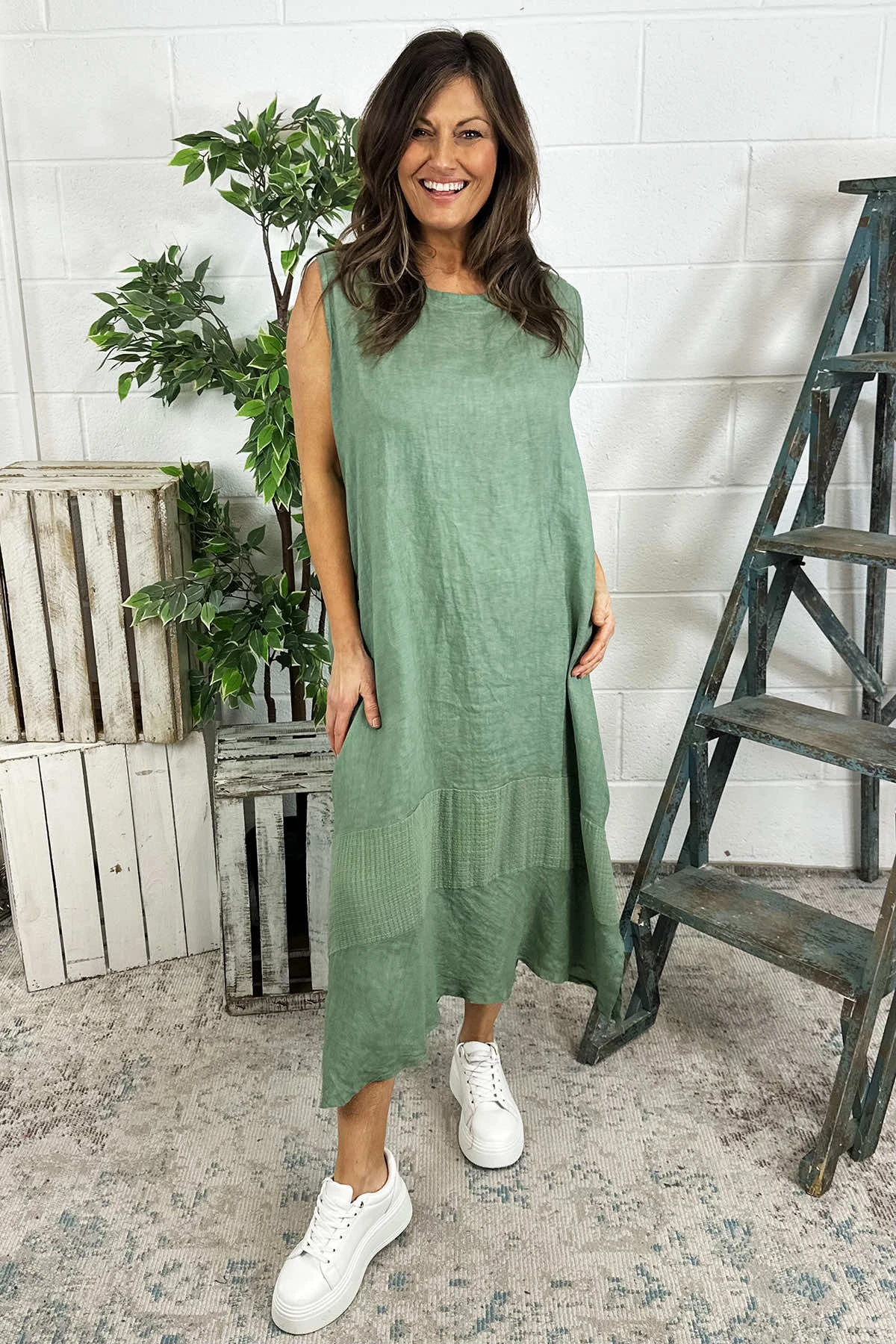 Elvira Co-ord Set Khaki 5 Elvira Co-ord Set Khaki - Image 3