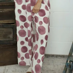 Hetty Wide Leg Print Trousers Grape -Kitandkaboodal Store IMG 7327 dfdb1f0f f109 4359 81e1 264fb9b44e7e