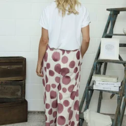 Hetty Wide Leg Print Trousers Grape -Kitandkaboodal Store IMG 7332 94cbbca7 cfd2 4775 b289 a6a29b7edb5d