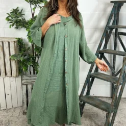 Elvira Co-ord Set Khaki