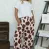 Hetty Wide Leg Print Trousers Burgundy -Kitandkaboodal Store IMG 7358 f667cc7a 948f 41ab 9d54 17019e442229