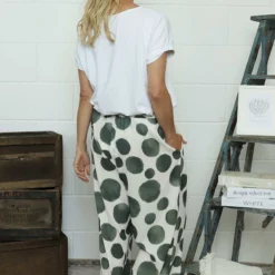 Hetty Wide Leg Print Trousers Khaki -Kitandkaboodal Store IMG 7386 3cd5292c 5623 41c4 89a9 2258a6634c0e