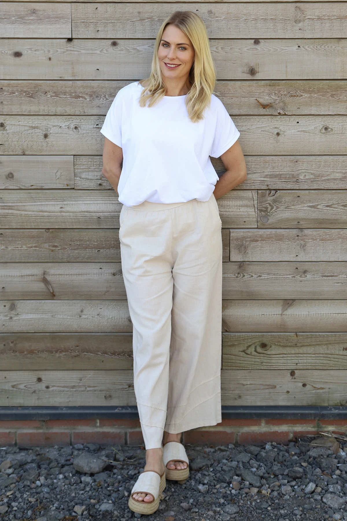 Camellia Linen Trousers Stone 3 Camellia Linen Trousers Stone
