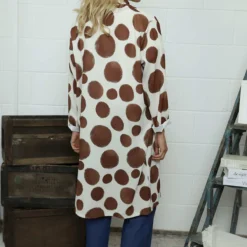 Inga Open Front Print Jacket Nutmeg -Kitandkaboodal Store IMG 7413 1d059523 df94 4dfd 935c 7124cf1e38b5