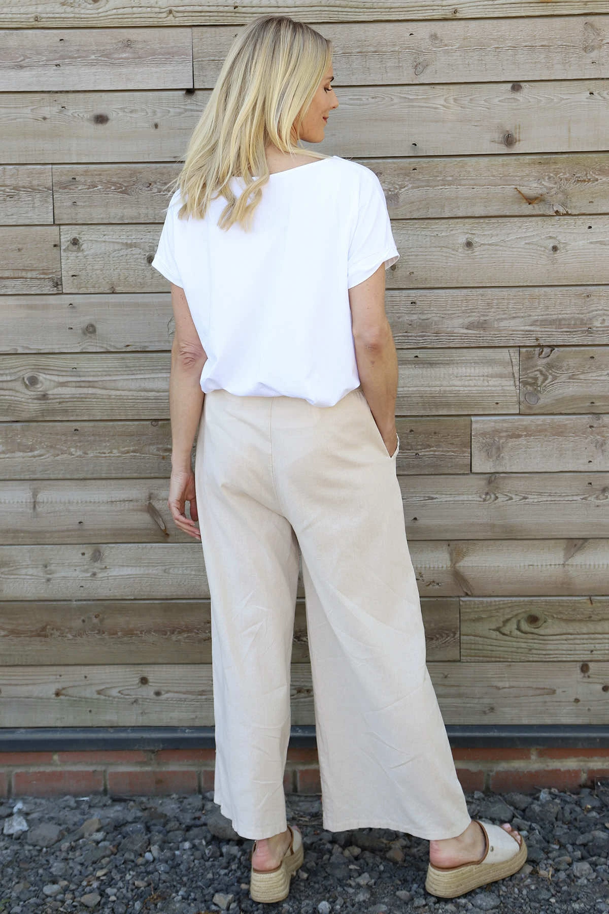 Camellia Linen Trousers Stone 6 Camellia Linen Trousers Stone - Image 4