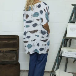 Gabriana Pisces Cotton Top White -Kitandkaboodal Store IMG 7447 6a7d3929 0957 481b 9bbc 2fd602ce1ac1