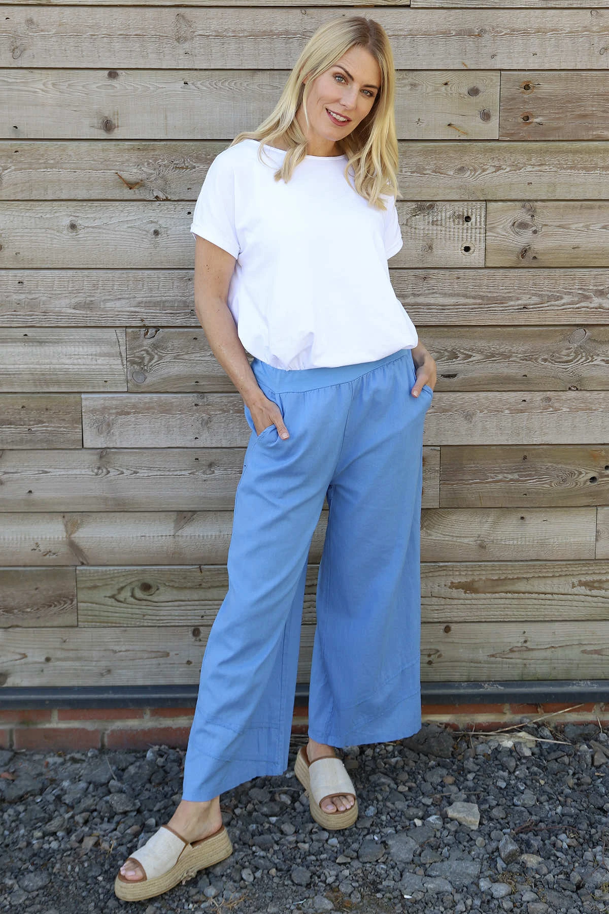 Camellia Linen Trousers Powder Blue 3 Camellia Linen Trousers Powder Blue
