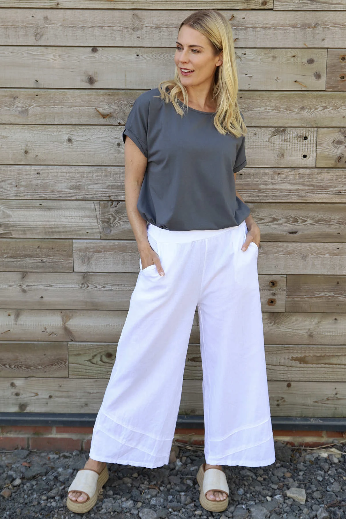 Camellia Linen Trousers White 3 Camellia Linen Trousers White