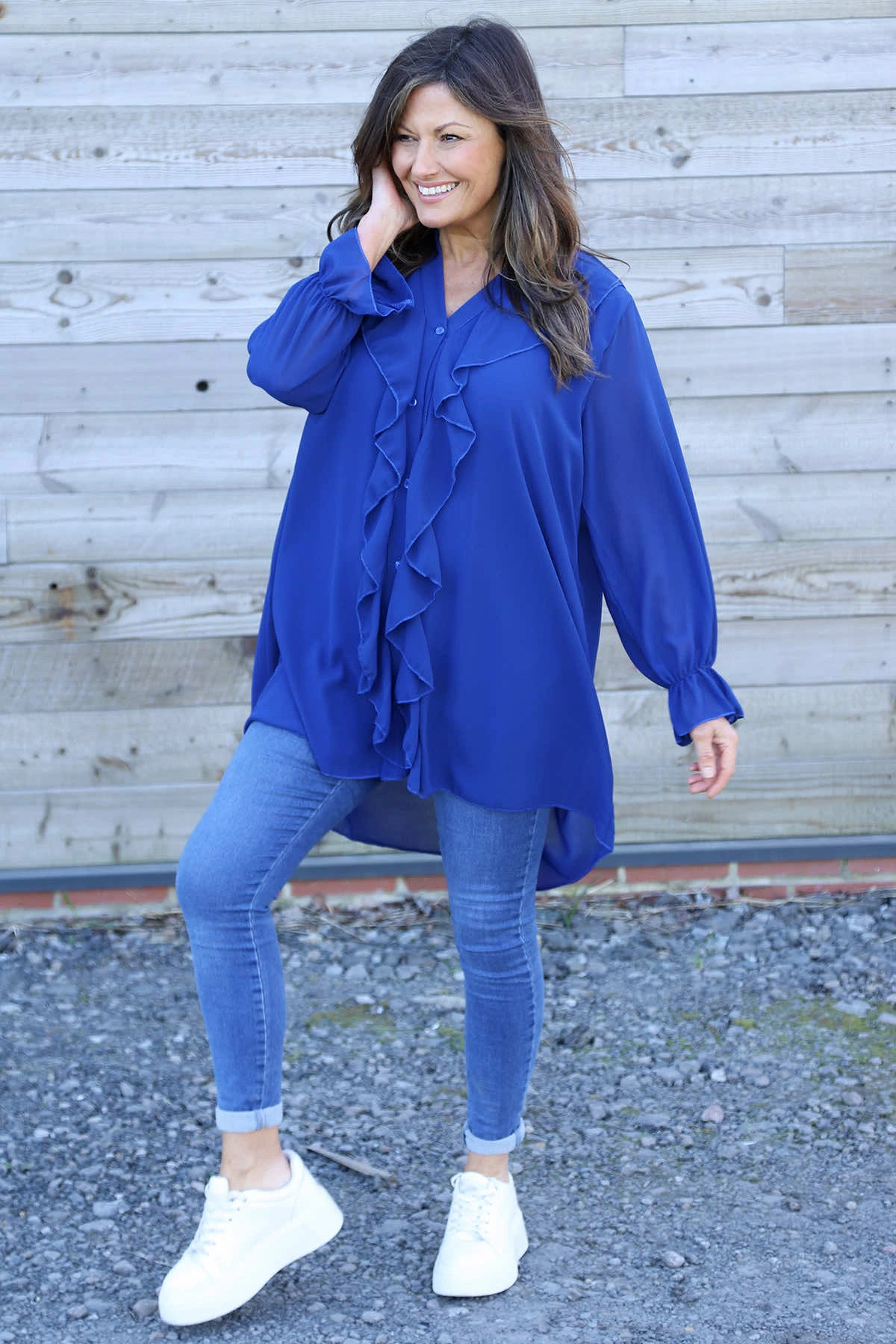 Dorota Shirt Tunic Royal Blue 3 Dorota Shirt Tunic Royal Blue