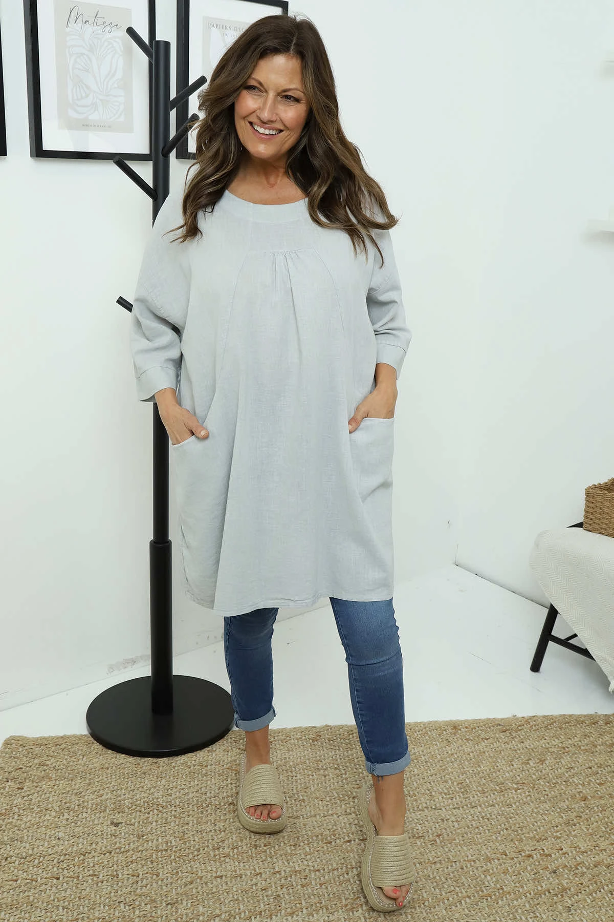 Glebe Linen Top Grey 3 Glebe Linen Top Grey